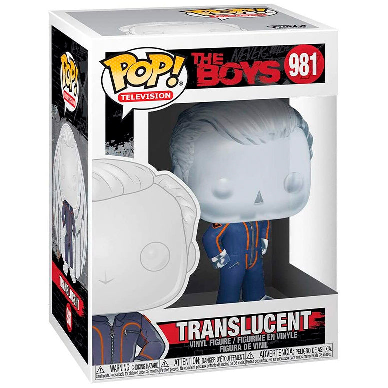 **Caja dañada** Funko POP Translúcido (Translucent) 981 - The Boys