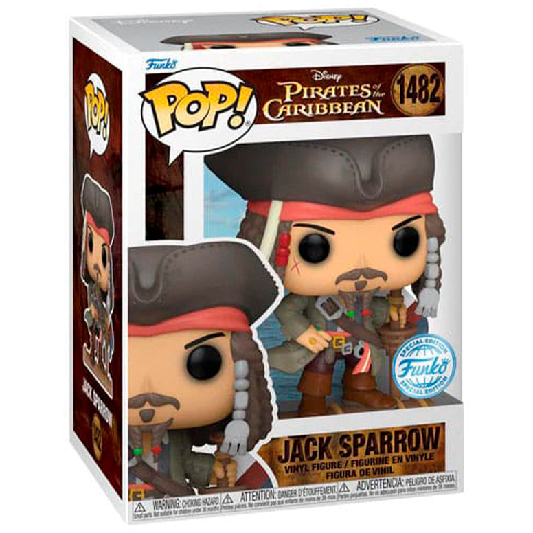 Funko Pop Jack Sparrow 1482 - Pirates of the Caribbean - Disney Exclusivo