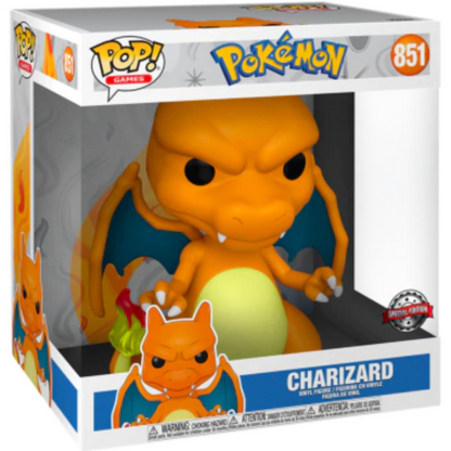 Funko POP Charizard (Jumbo Sized 25cm) 851 - Pokémon Exclusivo