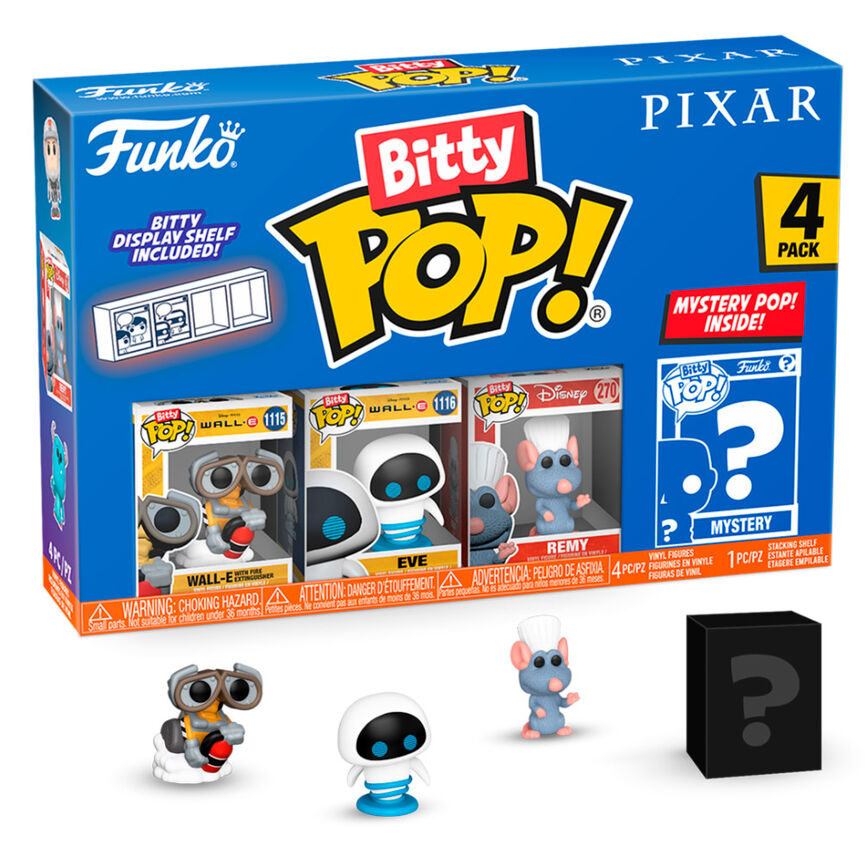 Funko Bitty POP Disney Pixar - Pack 4