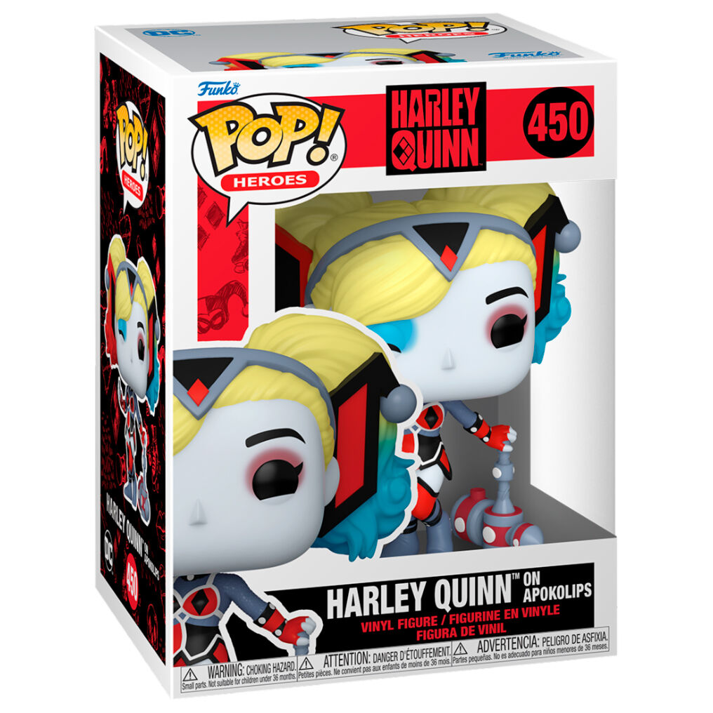 Funko POP Harley Quinn with Apokolips 450 - DC Cómics