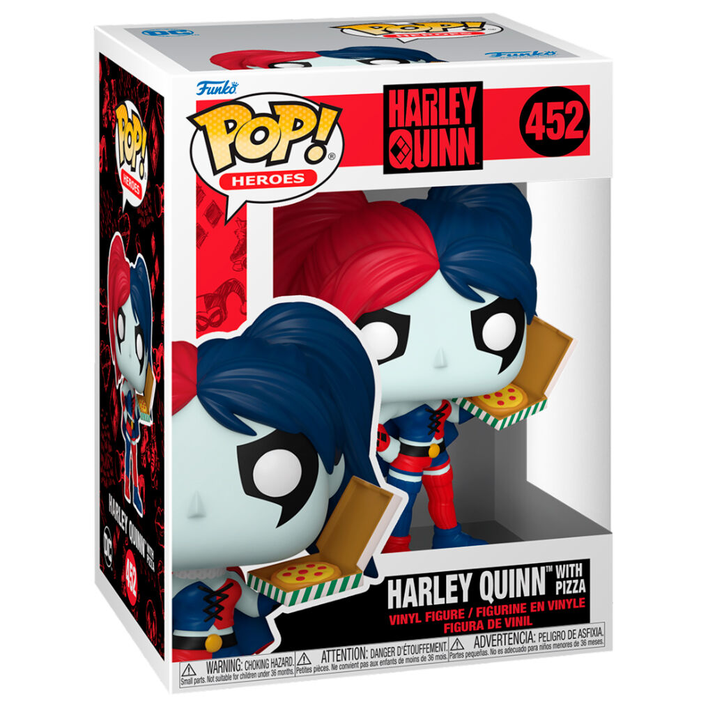 Funko POP Harley Quinn with Pizza 452 - DC Cómics