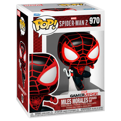 Funko POP Miles Morales 970 (Upgraded Suit) - Spiderman 2 PS5 - Marvel