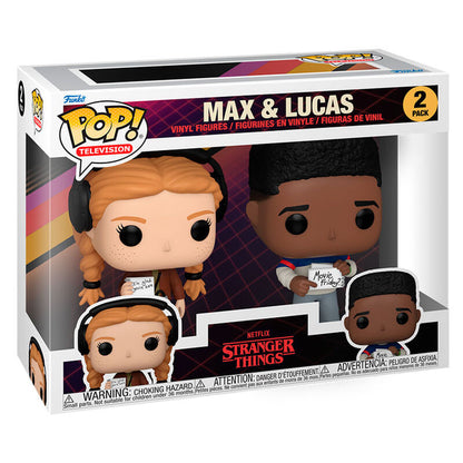 Funko POP Pack 2 Max y Lucas - Stranger Things S4
