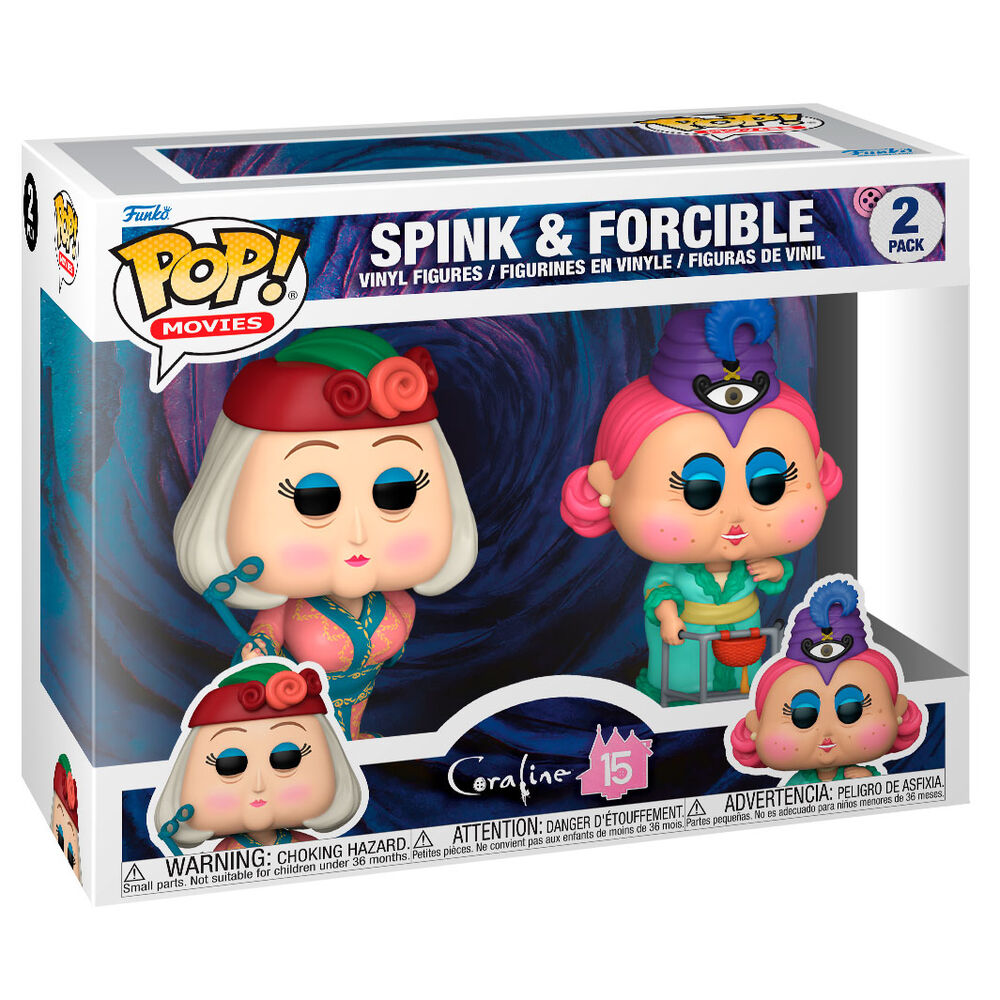 Pack 2 Funko POP Spink & Forcible - Coraline