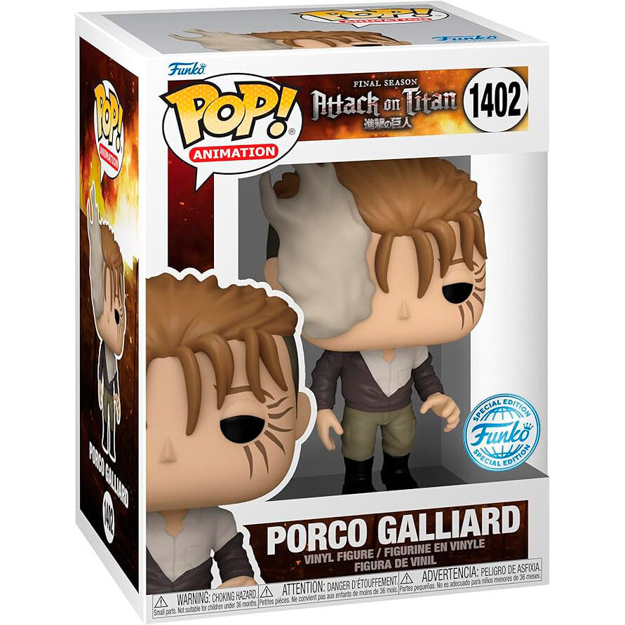 Funko POP Porco Galliard 1402 - Attack On Titan Exclusivo