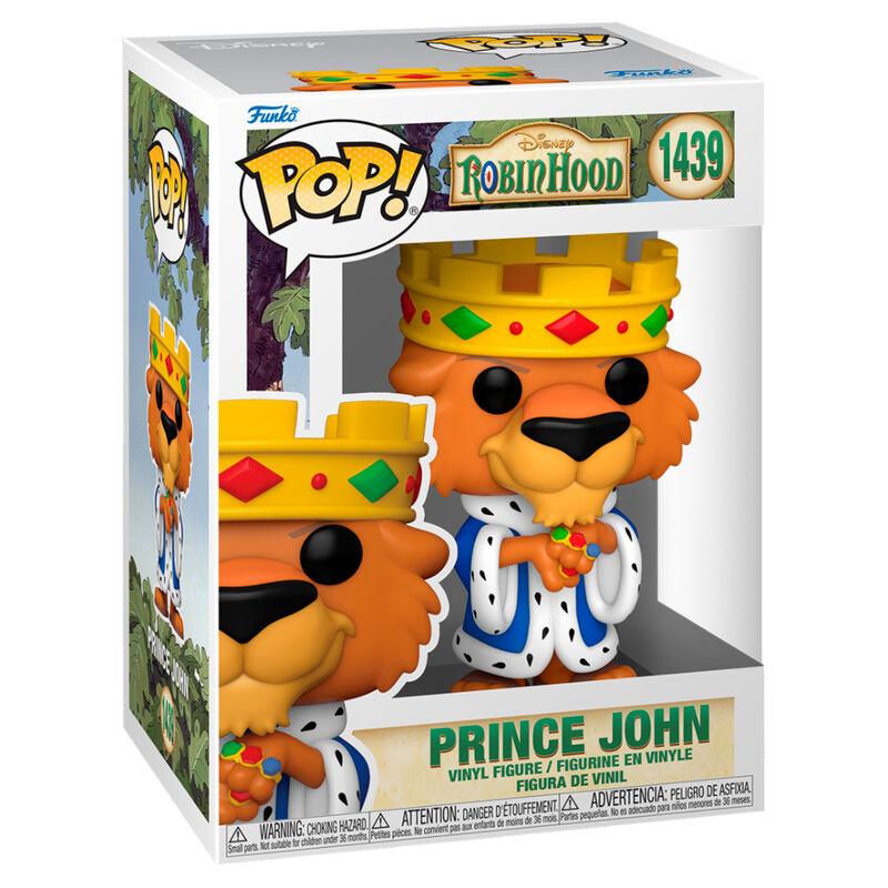 Funko POP Prince John 1439 - Robin Hood - Disney