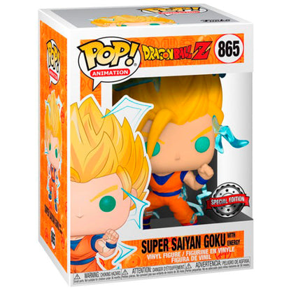 Funko POP Super Saiyan Goku with Energy 865 - Dragon Ball Z Exclusivo