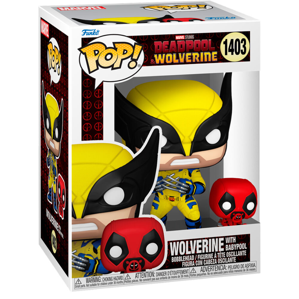 Funko POP Wolverine with Babypool 1403 - Deadpool & Wolverine - Marvel