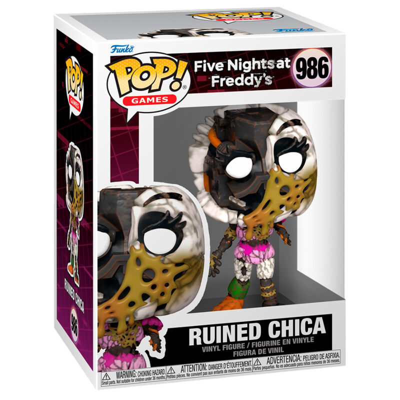 Funko Pop Ruined Chica 986 - Five Nights At Freddy's - Security Breach