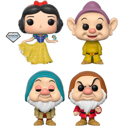 Pack 4 Funko POP Snow White Exclusivo