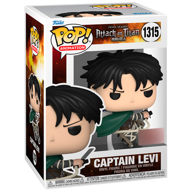 Funko POP Captain Levi 1315 - Attack On Titan Exclusivo