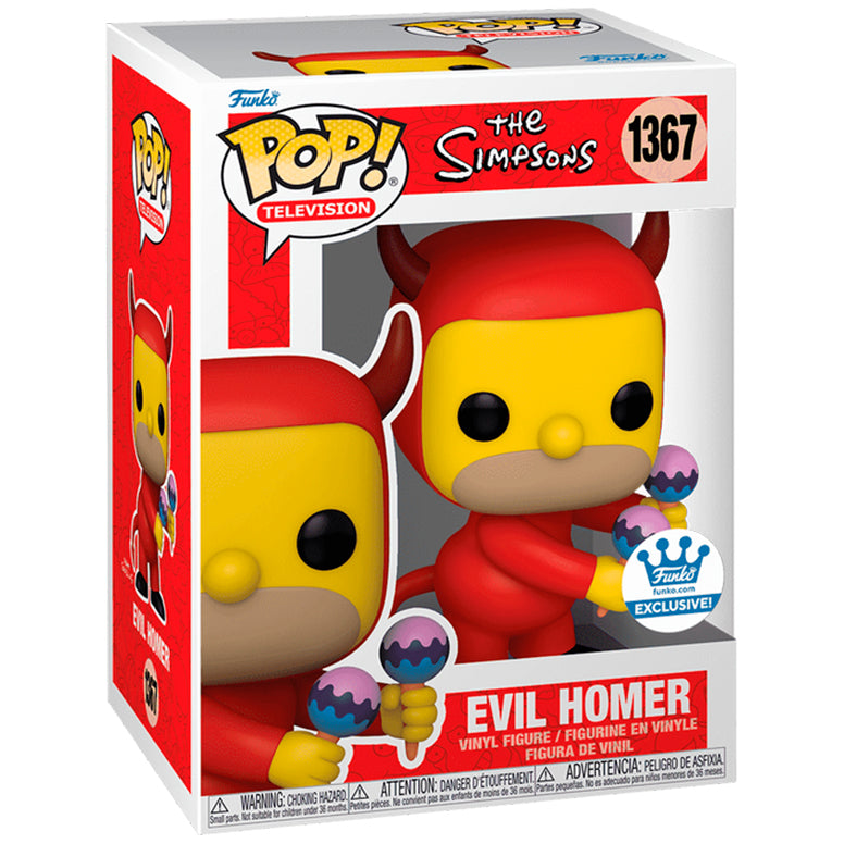 Funko POP Evil Homer 1367 - The Simpsons Exclusivo