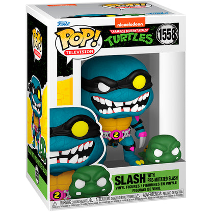Funko POP Slash with Pre-mutated Slash 1558 - Teenage Mutant Ninja Turtles