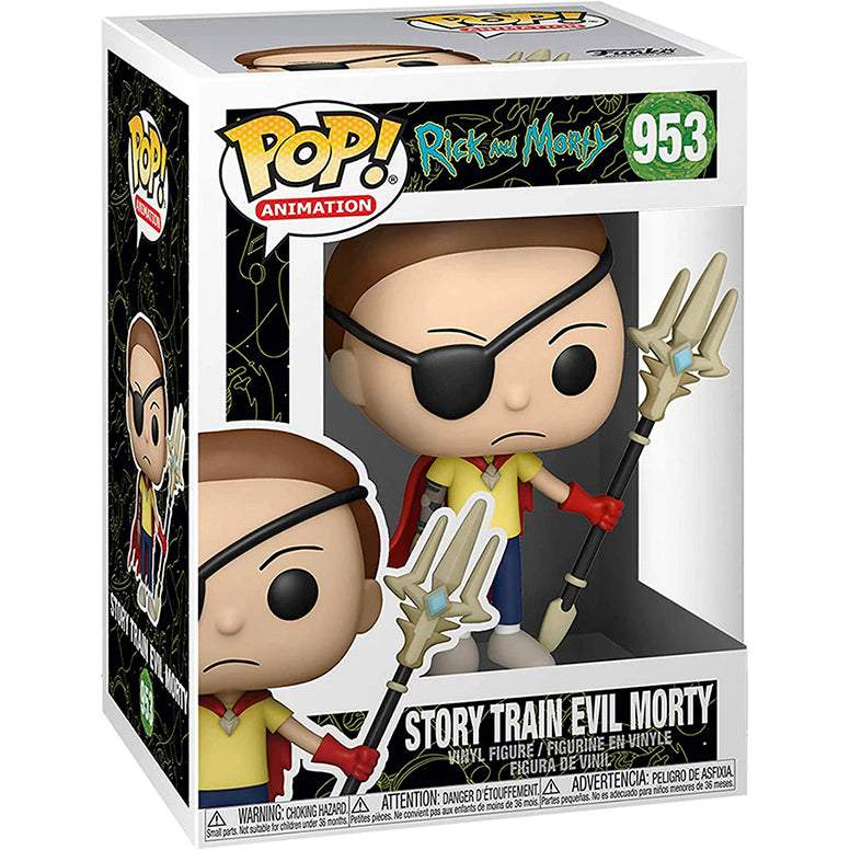 Funko POP Morty with Patch and Trident 953 - Rick &amp; Morty