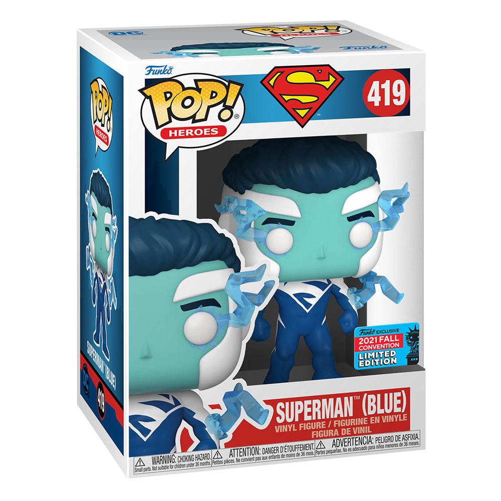 Funko POP Superman (Blue) 419 - DC Comics Exclusivo