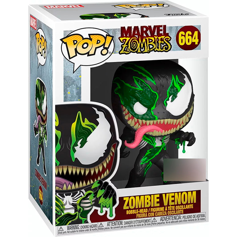 Funko POP Zombie Venom 664 - Marvel Exclusivo