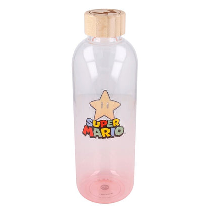 Botella Cristal Estrella Super Mario Bros - Nintendo 1030ml