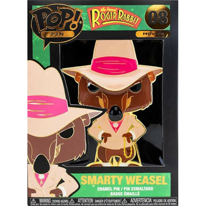 Funko POP Pin Chapa Esmaltada Smarty Weasel 08 - Roger Rabbit