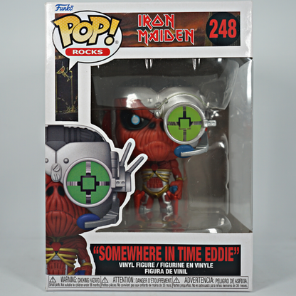 **Caja Dañada** Funko POP Somewhere in Time Eddie 248 - Iron Maiden Álbum