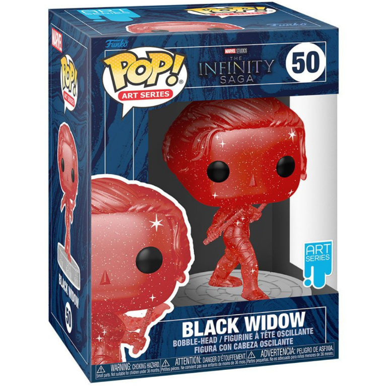 Funko POP Black Widow 50 - Art Series Rojo - The Infinity Saga