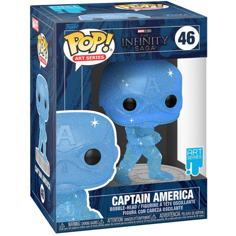 Funko POP Captain America 46 - Art Series Blue - The Infinity Saga