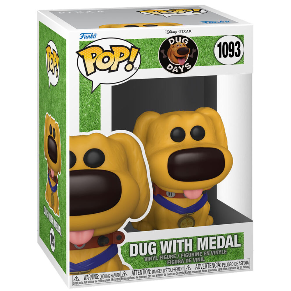 Funko POP Dug With Medal 1093 - Dug Days - Disney