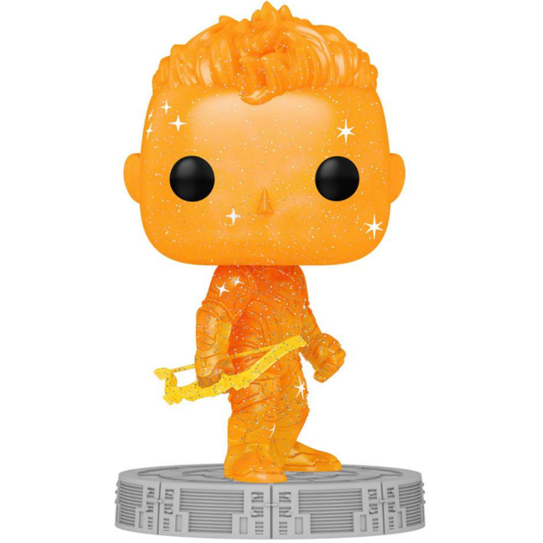 Funko POP Hawkeye 51 - Art Series Naranja - The Infinity Saga