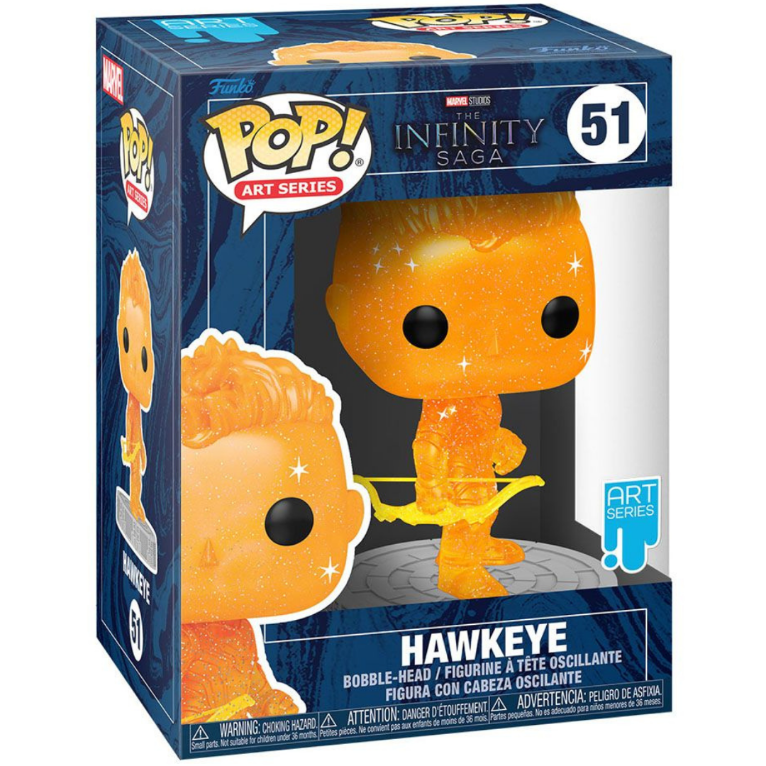 Funko POP Hawkeye 51 - Art Series Orange - The Infinity Saga