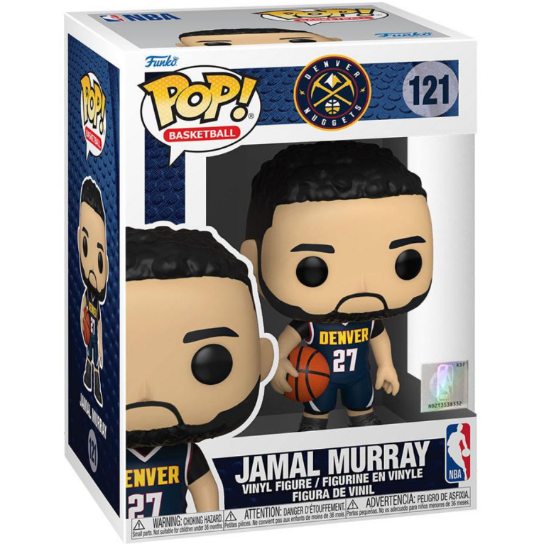 Funko POP Jamal Murray (Dark Blue Uniform) 121 - Nuggets - NBA Legends