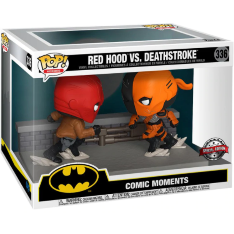 Funko POP Movie Moments Red Hood Vs Deathstroke 336 - DC Comics Exclusive
