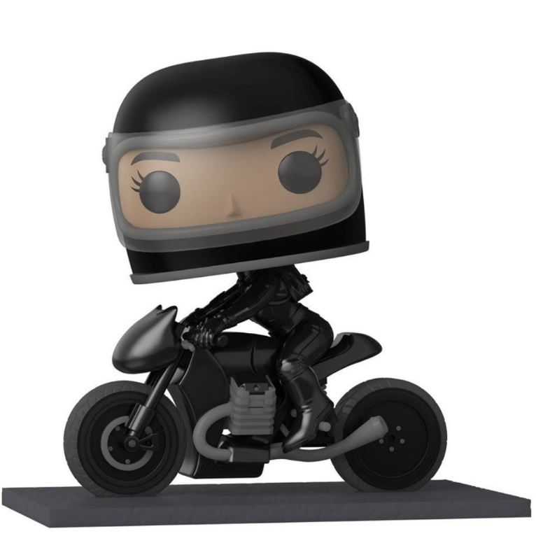 Funko POP Rides Deluxe Selina (Catwoman) on Motorcycle 281 - The Batman - DC Comics