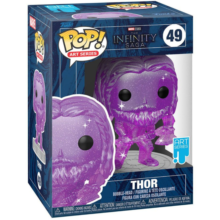 Funko POP Thor 49 - Art Series Morado - The Infinity Saga