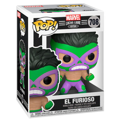 Funko POP Hulk El Furioso 708 - Luchadores Marvel