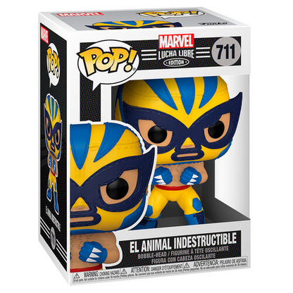 Funko POP Wolverine (Lobezno) El Animal Indestructible  711 - Luchadores Marvel