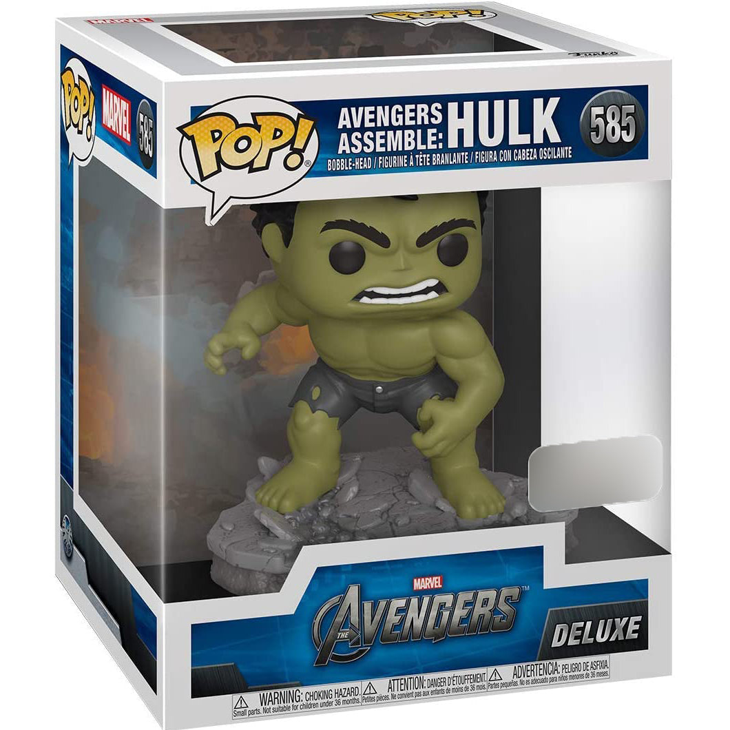 Funko Pop Deluxe Hulk - Vengadores Assemble 585 - Marvel Exclusivo