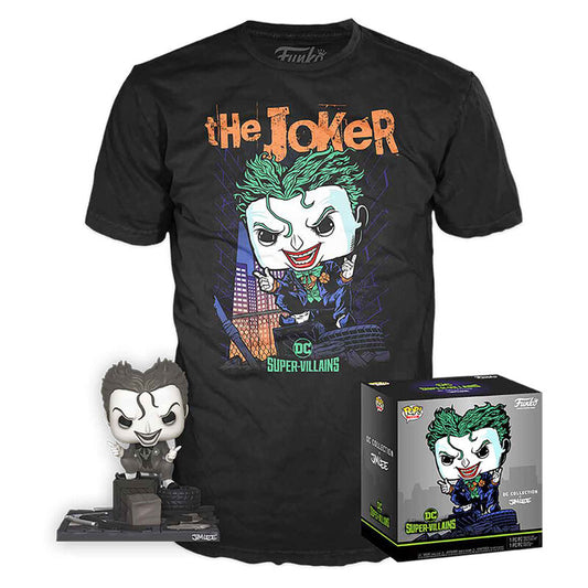 Pack Funko POP + T-shirt Joker Deluxe 240 - Jim Lee Special Edition - DC Comics Exclusive