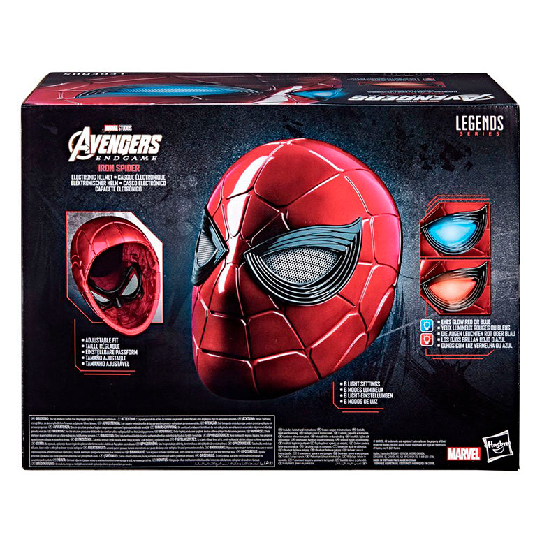 Réplica Casco Iron Spider (Spider-Man) spiderman avengers - Vengadores Endgame - Marvel Legends 9