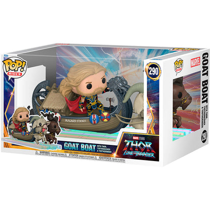 Funko POP Rides Goat Boat With Thor 290 - Thor: Love and Thunder - Marvel