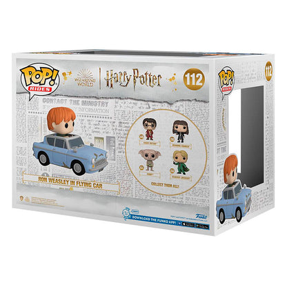 Funko POP Ron Weasley With Flying Car 112 - Harry Potter