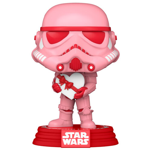 Funko POP Stormtrooper con Corazón 418 - San Valentín Rosa Star Wars