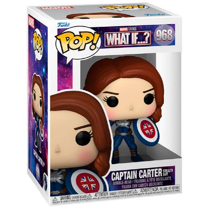 Funko POP Captain Carter in Stealth Suit 968 - What If...? -Marvel