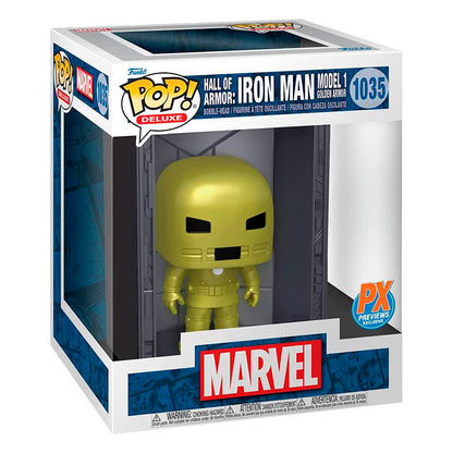 Funko Pop Iron Man Model 1 Golden Armor 1035 - Marvel Exclusive